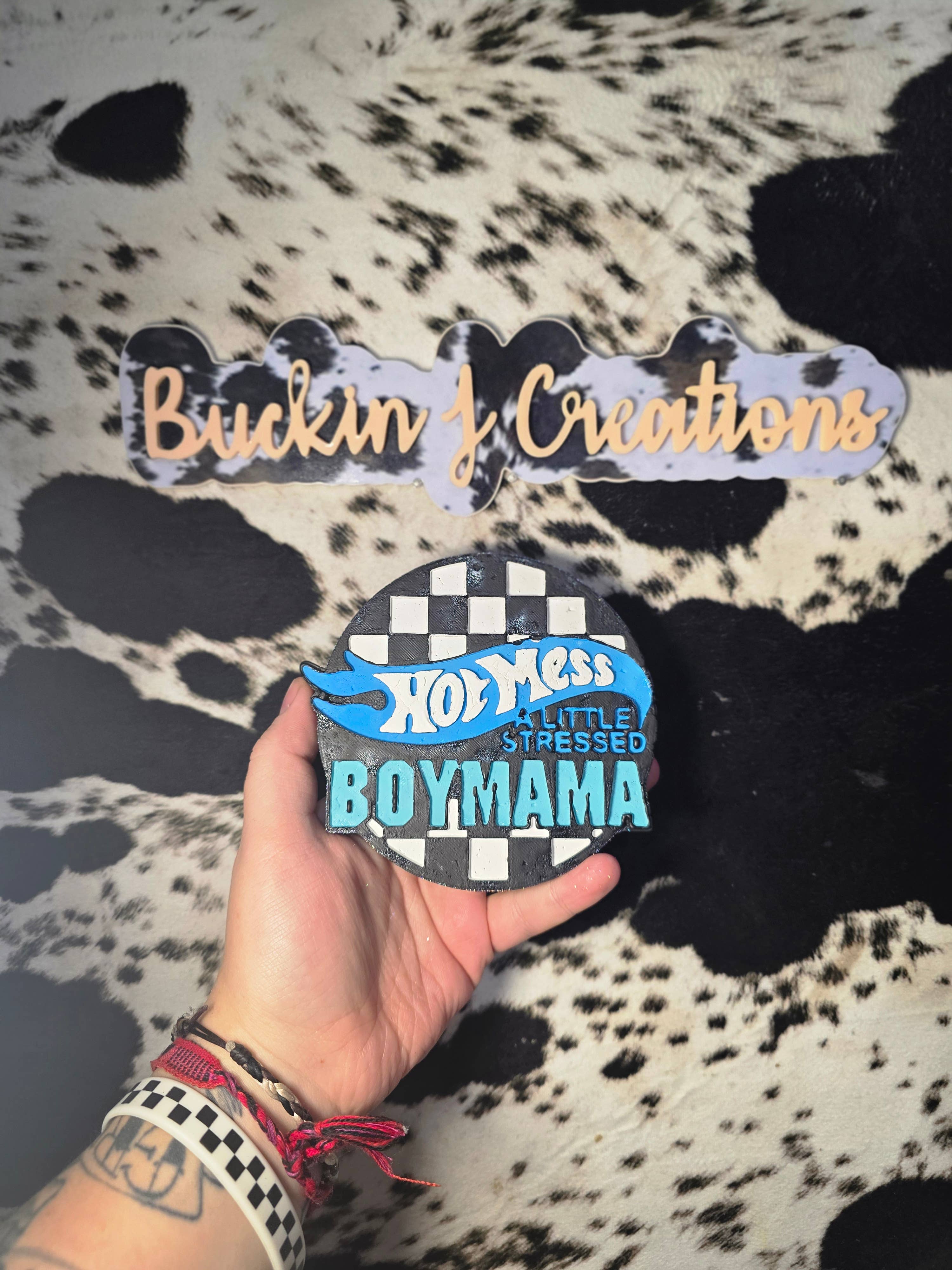 Buckin J Creations - Venta al por mayor Ambientador de coche - Mujer - Ambientador de coche para mamá de chicos desastrosos5