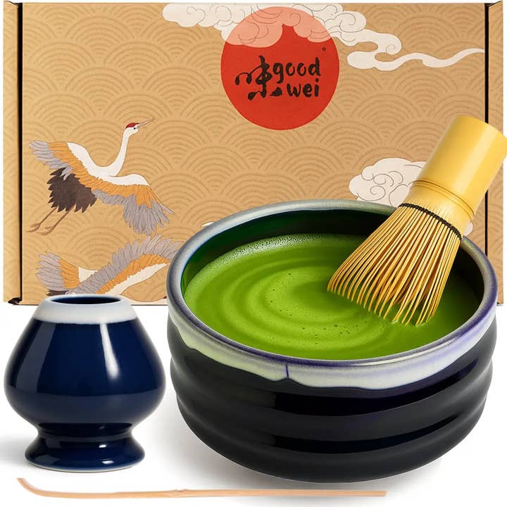 Juego de matcha "Kori" 80 con soporte para venta al por mayor de good wei