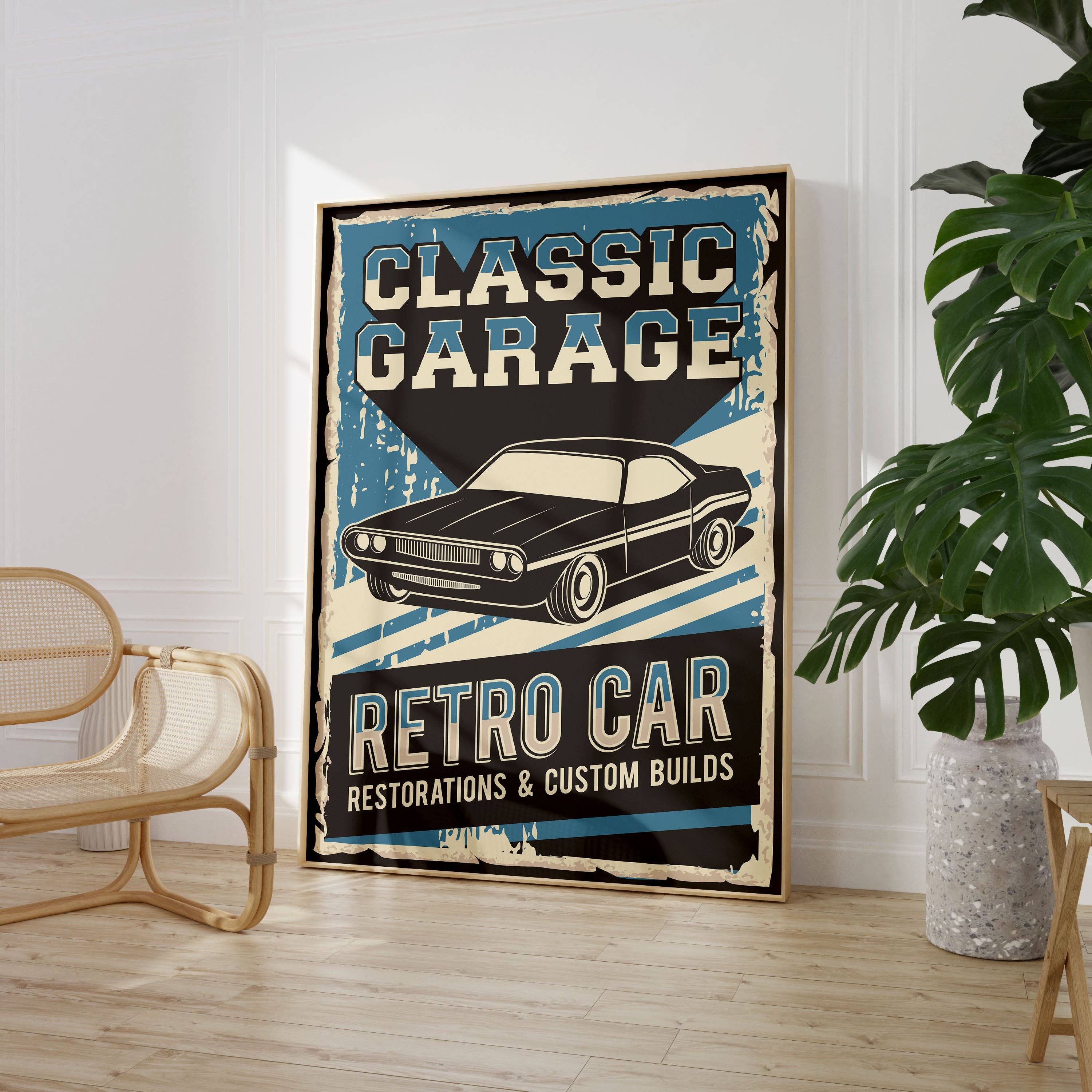 House of Binky - Wholesale Poster - Classic Garage Retro Cars Vintage Poster0
