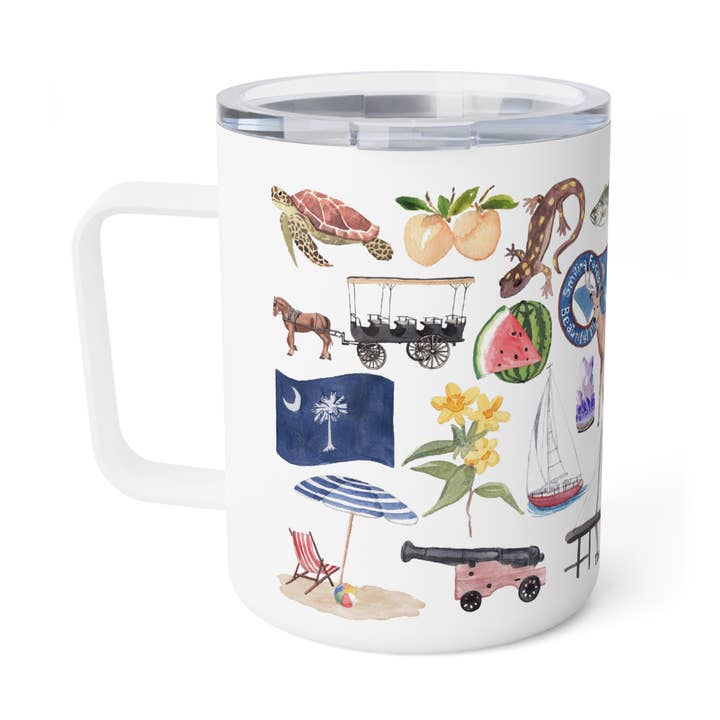 Tasse isotherme South Carolina Forever pour la vente par The Muddy Dog