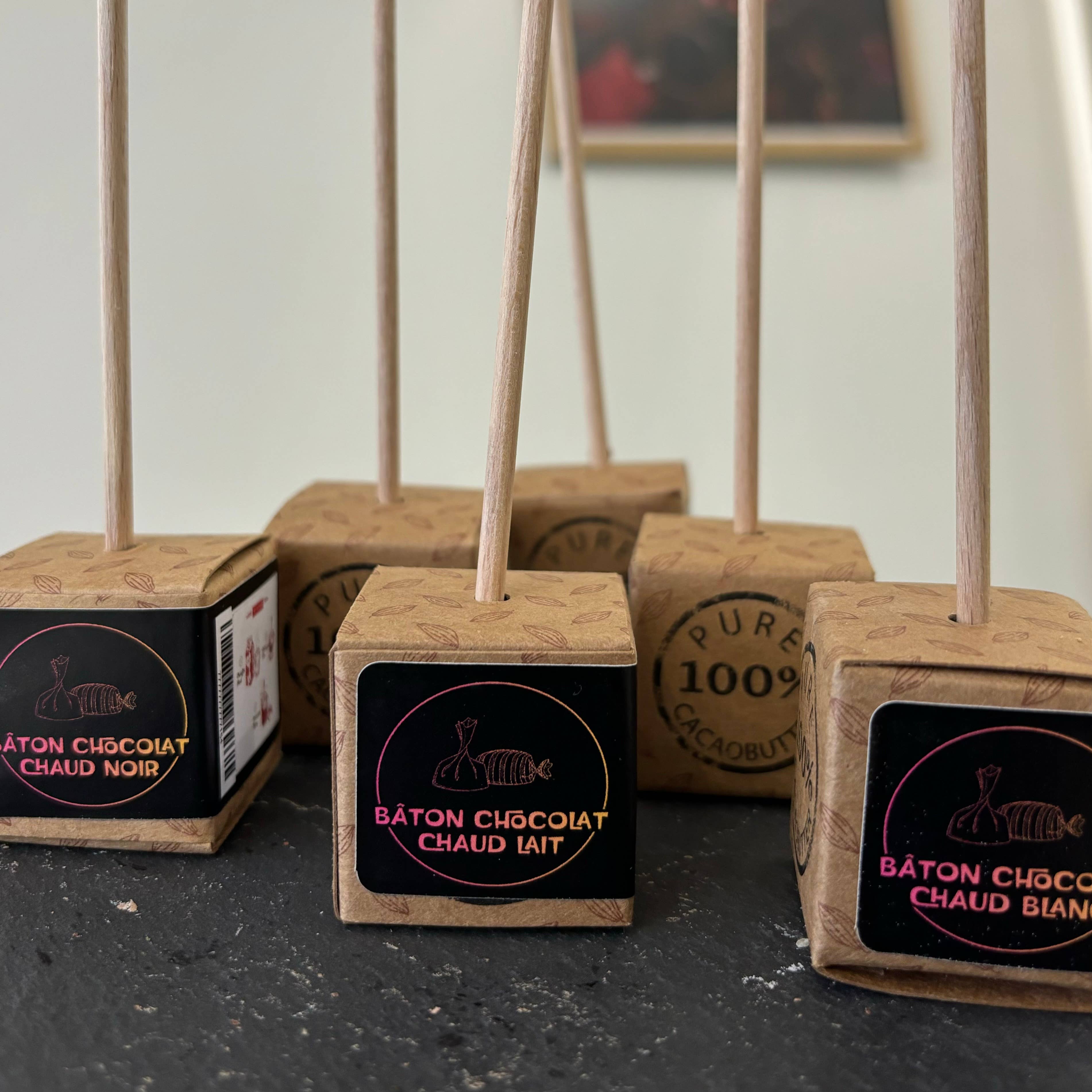 Les Douceurs de Louis - Wholesale Cocoa Stirrer - Hot Chocolate Stick: 3 options available2