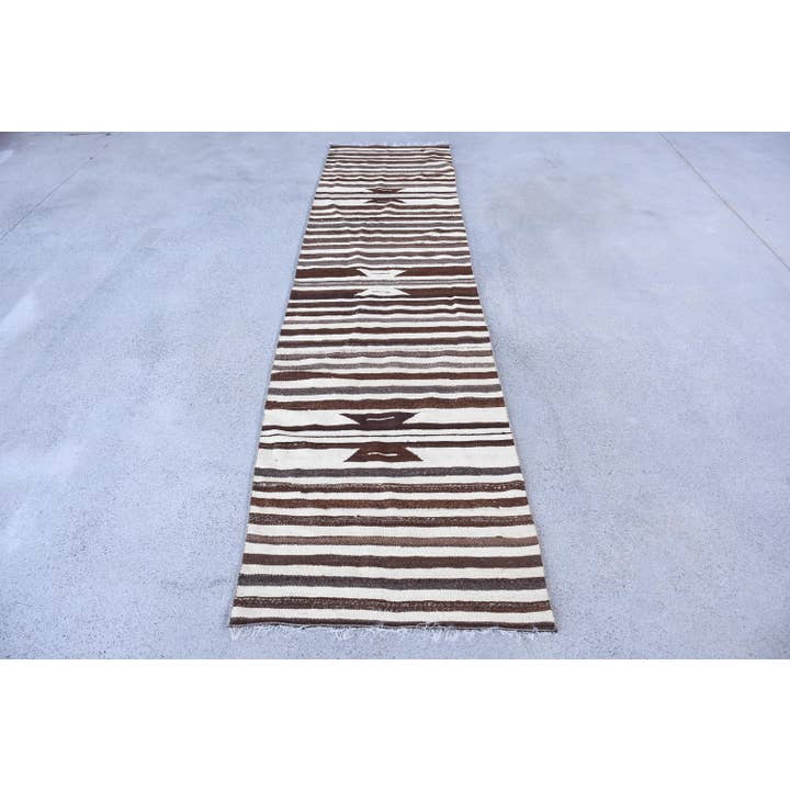 New Traditional Striped Wool Runner Rug for wholesale by Anatolia Loom