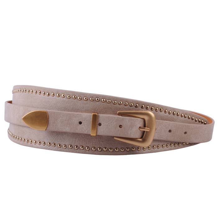 Avant Garde Studded Western Belt|Runway-Inspired Piece for wholesale by Most Wanted USA