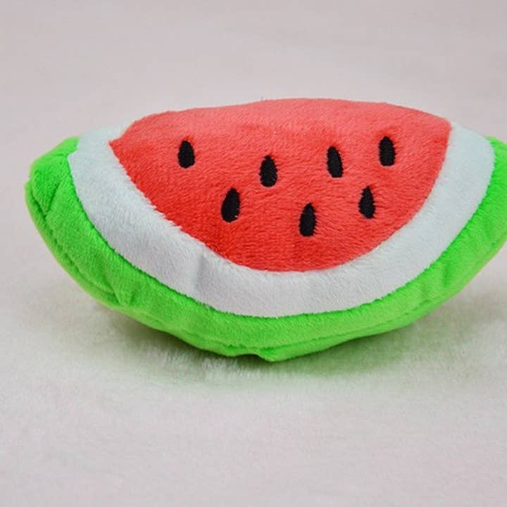 PAWPAWwholesale - Wholesale Pet Toy - Cat/Dog - Plush Watermelon Squeaky Toy for Dogs and Cats_CWMM109263