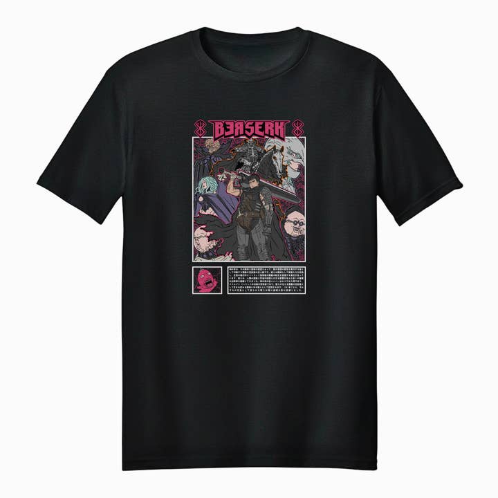 Berserk Guts & Companions Poster Adult Unisex T-Shirt for wholesale by Fundom