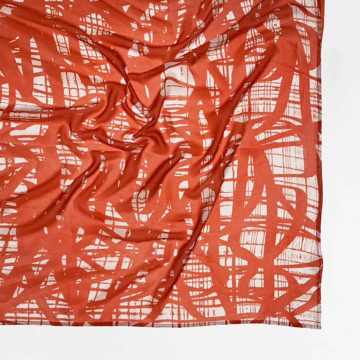 Street pattern scarf for wholesale by Zéphyr And Co