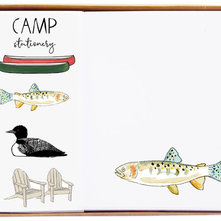 Camp Stationery for wholesale by mollyOcards