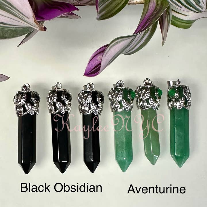 KayleeNYC - Wholesale Individual Charm/Pendant - Mix Crystal Pendant with Cats Eye6