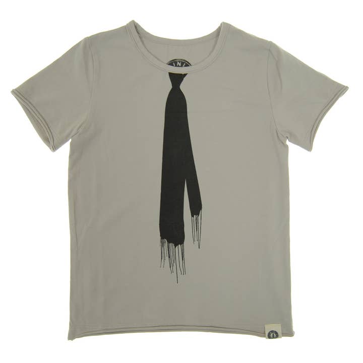 Mini Shatsu - Wholesale Screen Printed T-Shirt - Kids - Drip Tie Suspenders T-Shirt