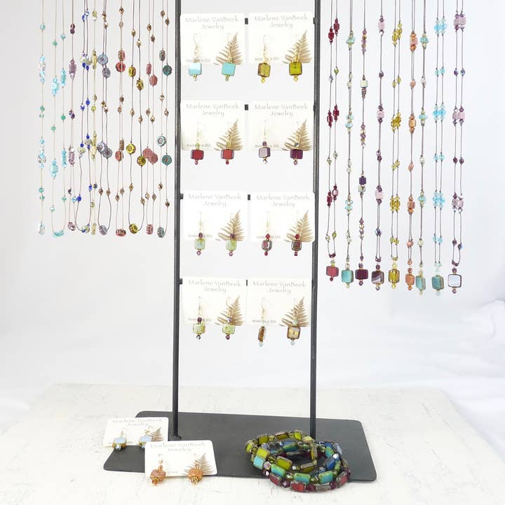 Marlene VanBeek Jewelry - Wholesale Jewelry Set - Best Selling Czech Set with Stand- 36 pieces Jewelry