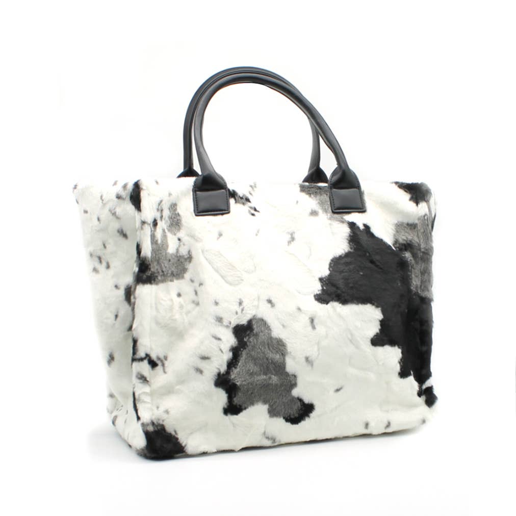Vimoda - Wholesale Tote Bag - Women's - Cow print tote bag with rigid handles2