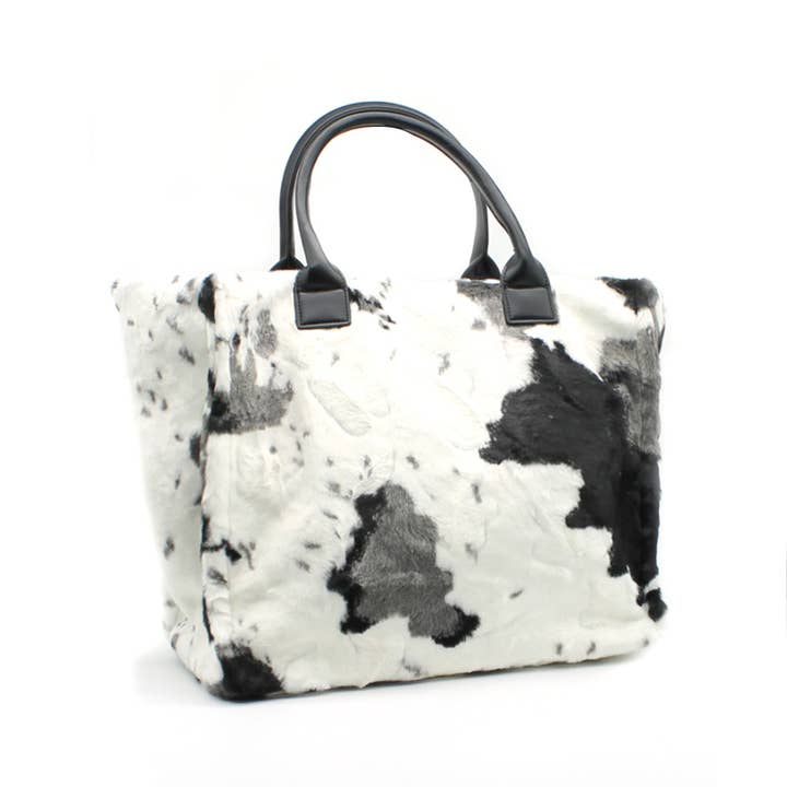 Vimoda - Wholesale Tote Bag - Women's - Cow print tote bag with rigid handles2
