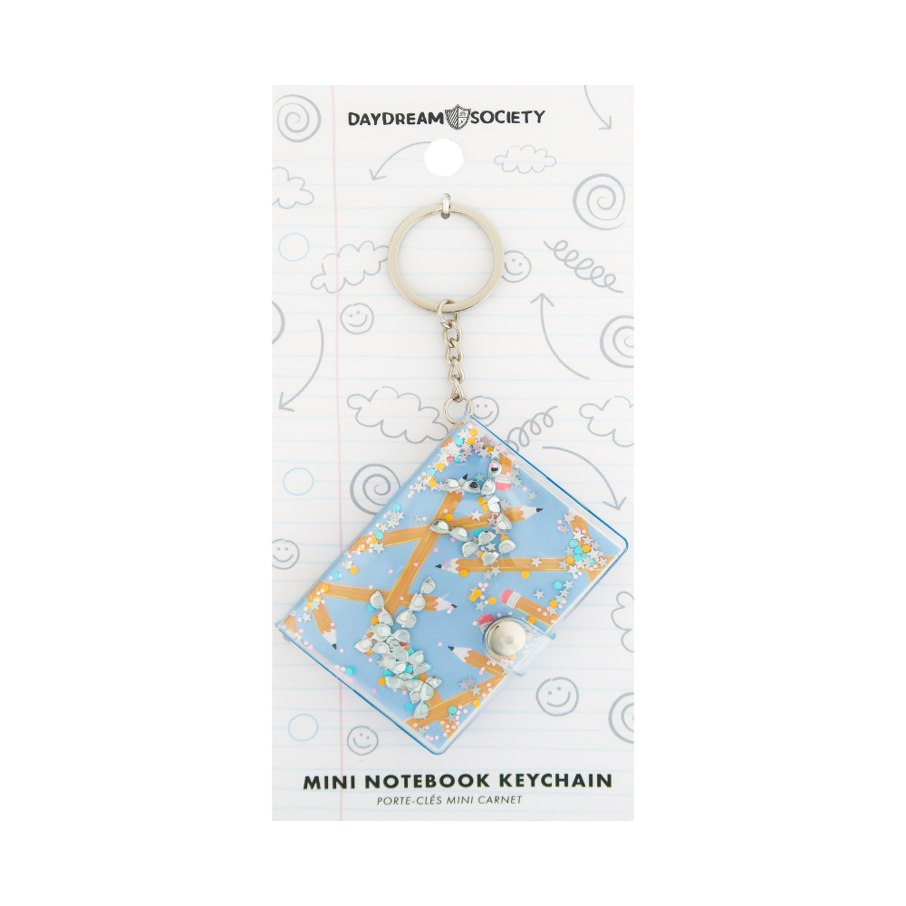 Jollity & Co. + Daydream Society – wholesale Keychain – Child – Smarty Pants Notebook Keychain - 4 Color Options11