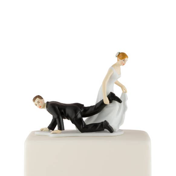 Pareja cómica con la novia «Tener la ventaja» para venta al por mayor de Weddingstar Inc.