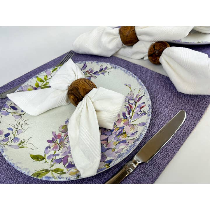 Natural OliveWood - Wholesale Napkin ring - Olive Wood Napkin Ring1