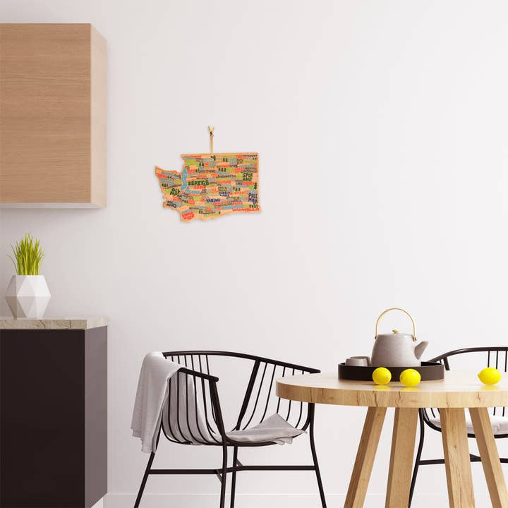 Totally Bamboo - Wholesale Cutting Board - Washington Cutting Board with Artwork by Wander on Words™3