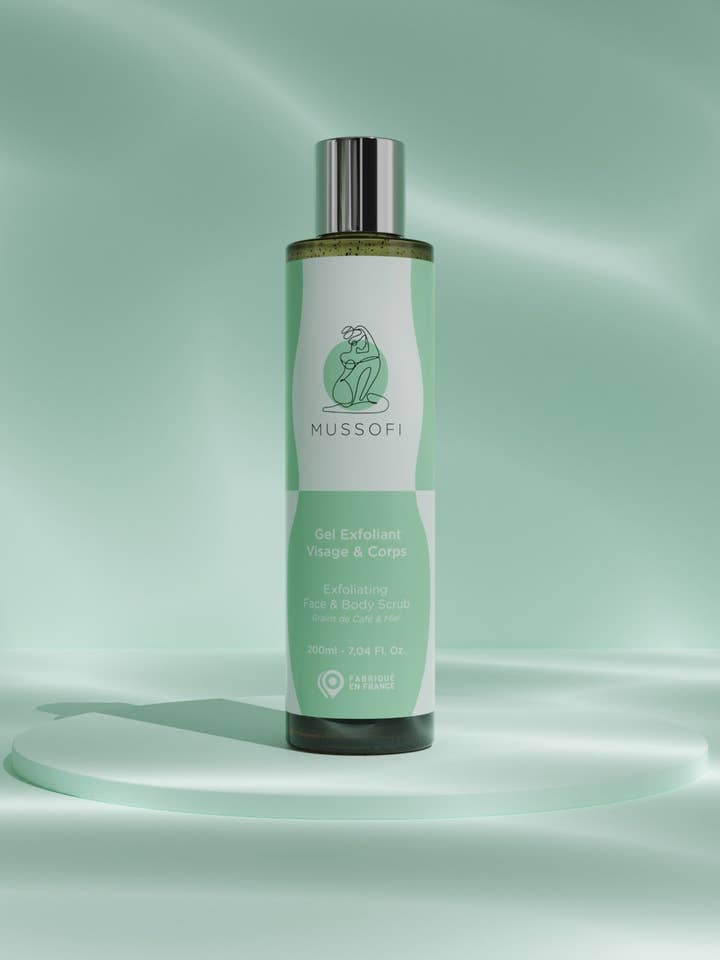 Eksfolierende vaskegele til ansigt og krop for engroshandel hos MUSSOFI