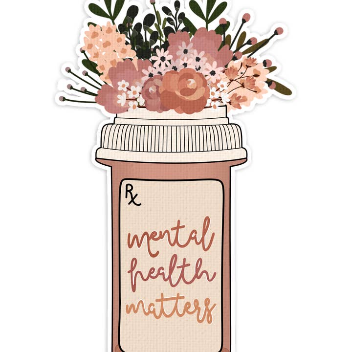 Mental Health Matters Sticker for wholesale by Shop Trimmings