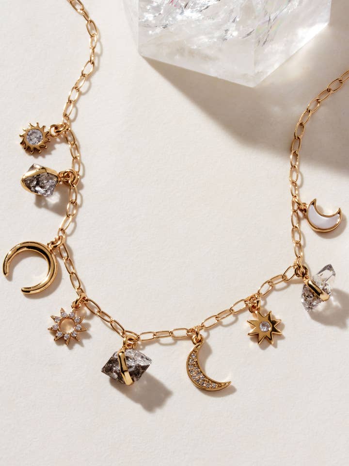 Nebula Fragments Charm Necklace for wholesale by Luna Norte