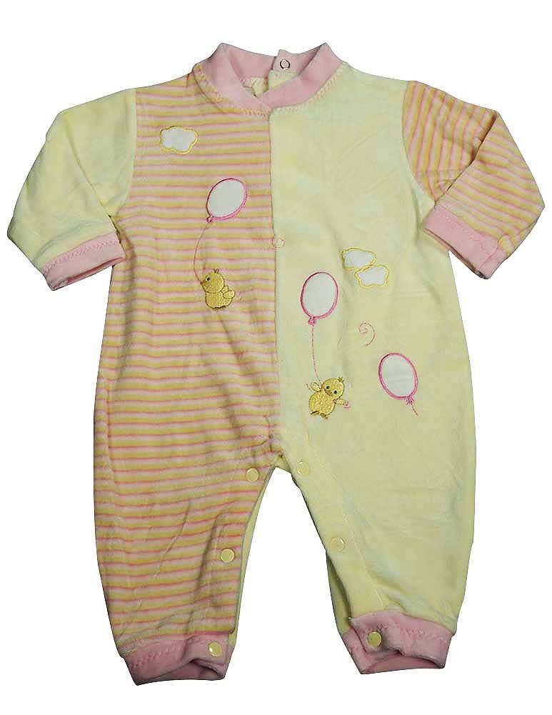 Eastern Off Price – wholesale Jumpsuit – Baby – Beyond Basics Kids - Baby Girls Long Sleeved Velour Coverall3