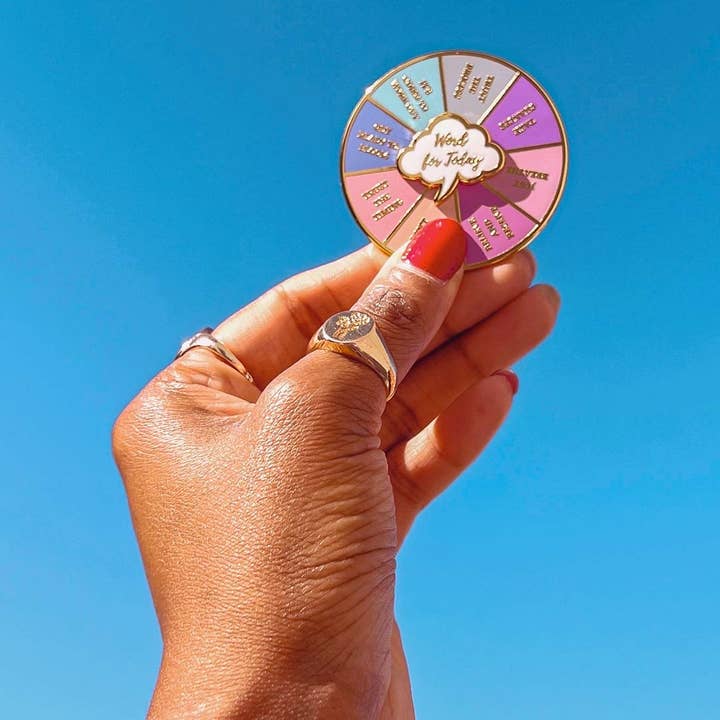 Affirmation Darling - Wholesale Lapel Pin/Button - Word for Day Enamel Pin