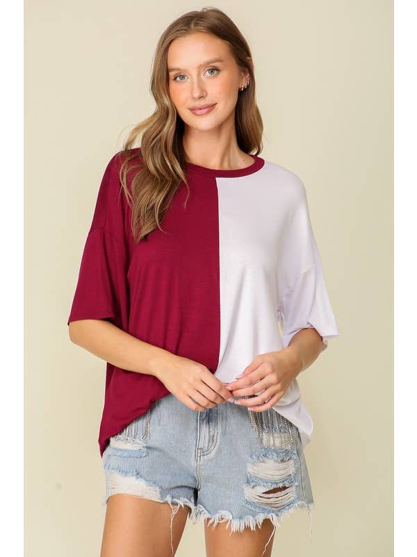 Vanilla Monkey - Wholesale Knit Top - Women's - Game Day Multi Color Knit Top