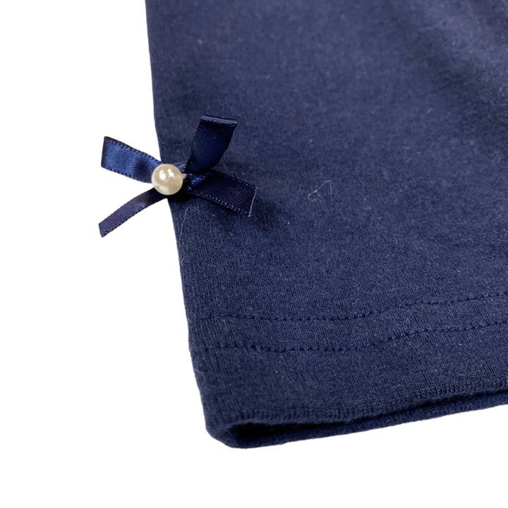 Doe a Dear - Wholesale Fashion Leggings - Kids - A70 25296 Bow Trim Leggings (2 Colors)