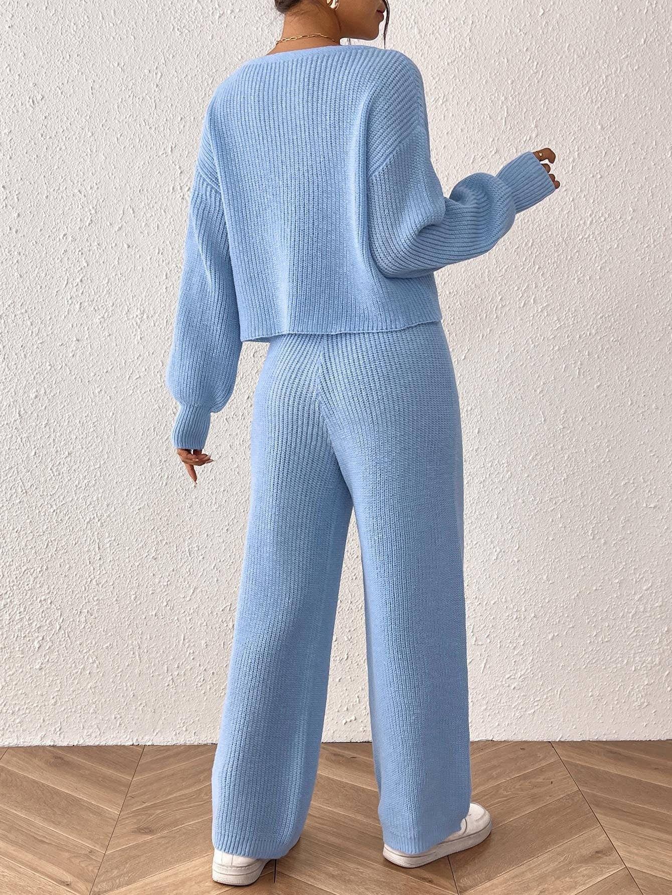 Suhkasana – Engroshandel Loungesæt - Dame – Hyggeligt To-delt Sæt | Cardigan med Knapper & Bukser med Snoretræk2