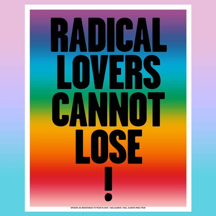 Radical Lovers Cannot Lose! | Art Print for wholesale by Holler Greetings
