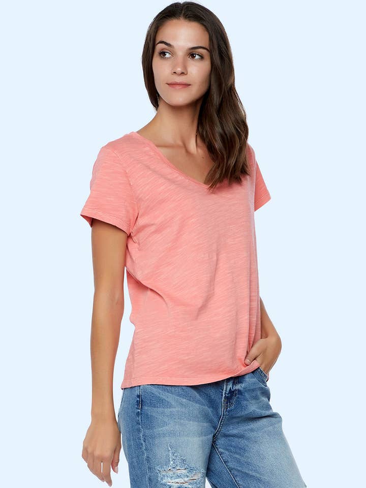 Camiseta testada e verdadeira por atacado de WASH LAB