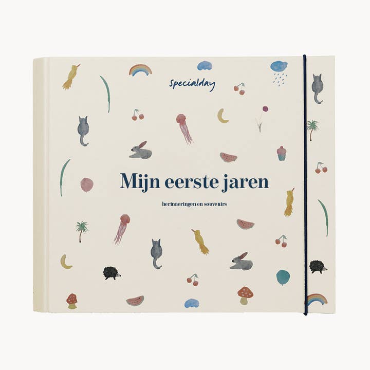 Mijn eerste jaren – cream album – baby journal for wholesale by Specialday