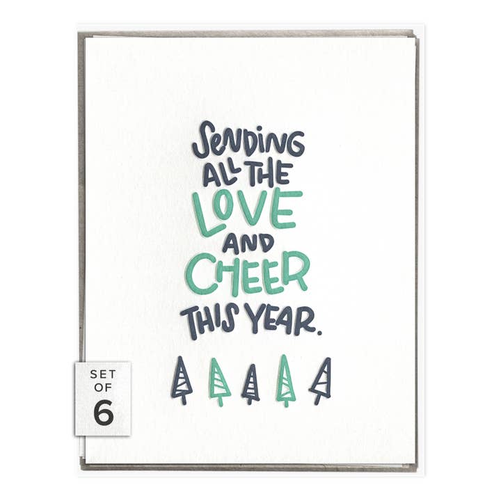 Love and Cheer - Coffret de cartes Vacances d'hiver pour la vente par INK MEETS PAPER