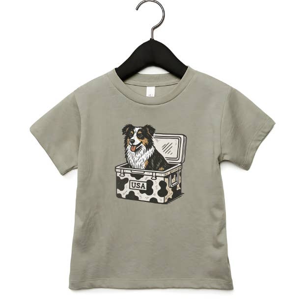 Dog T-Shirts | Dog in a Cooler Toddler T-Shirt | Kid Shirt for wholesale by Hazel Laine Customs LLC