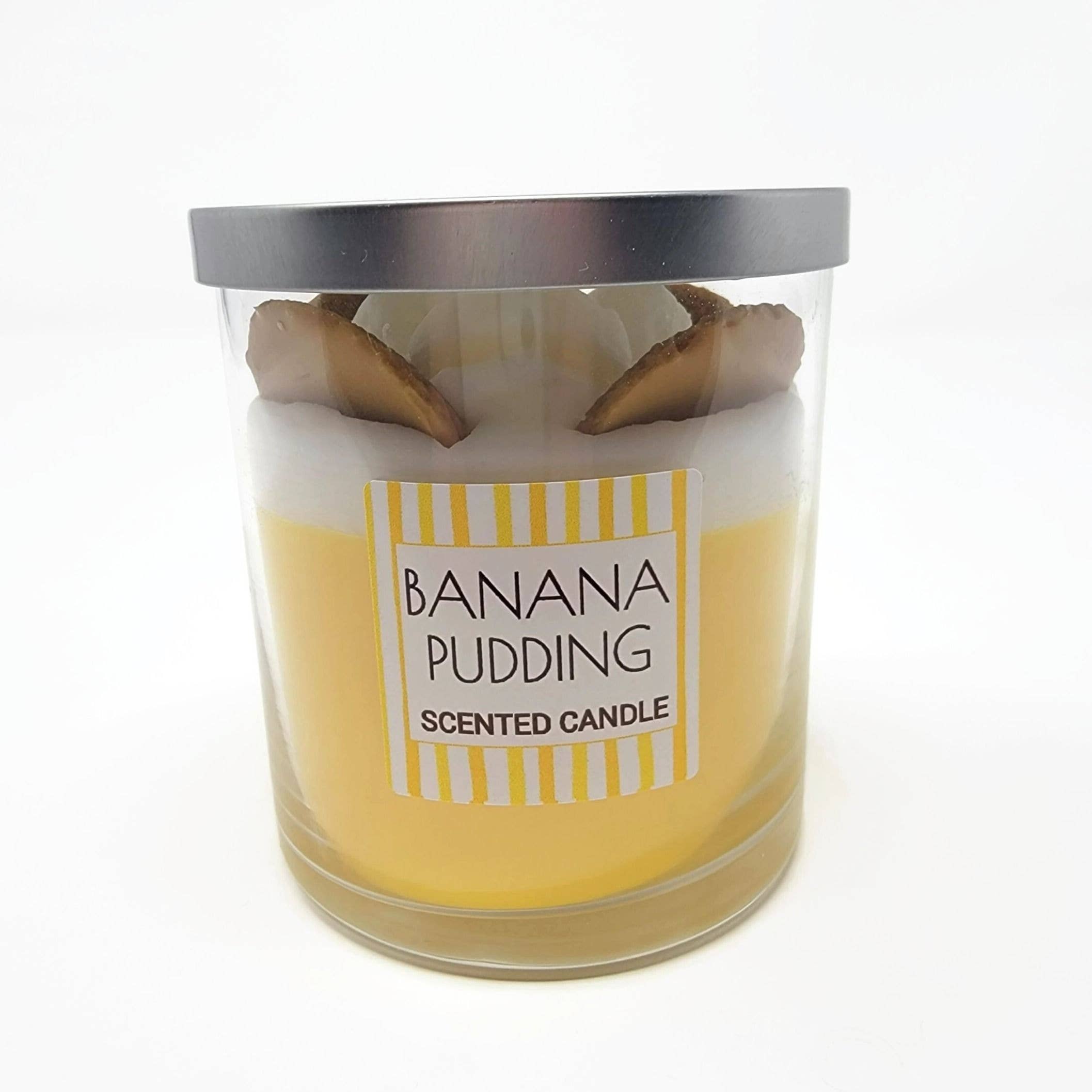 Candlelit Desserts - Wholesale Jar/Filled Candle - Banana Pudding Candle2