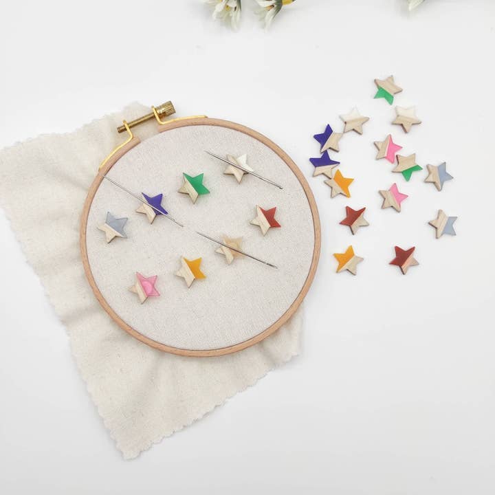 Small Star needle minder for wholesale by SChandworks