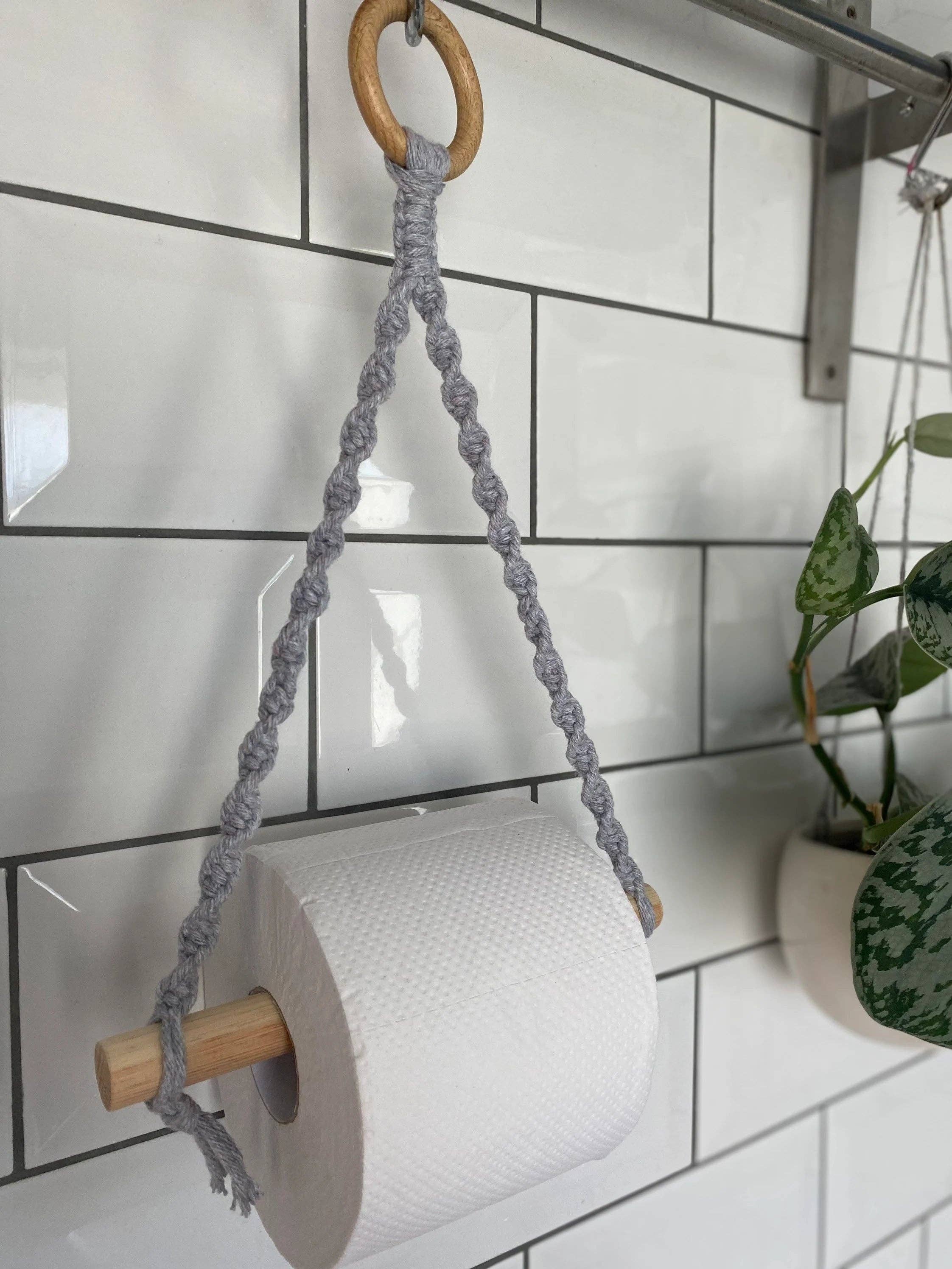 Macra-Made With Love - Wholesale Toilet Paper Holder - Hanging Macramé Toilet Paper Holder17