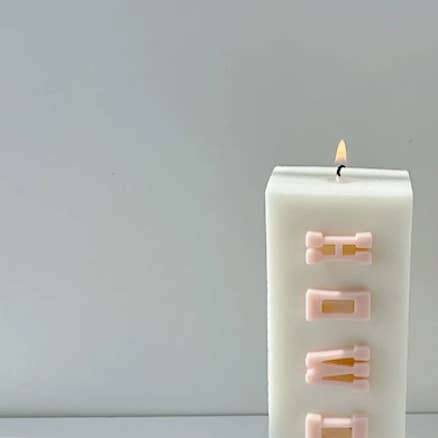 Dusty Rose Bodega - Wholesale Novelty Candle - HOWDY block