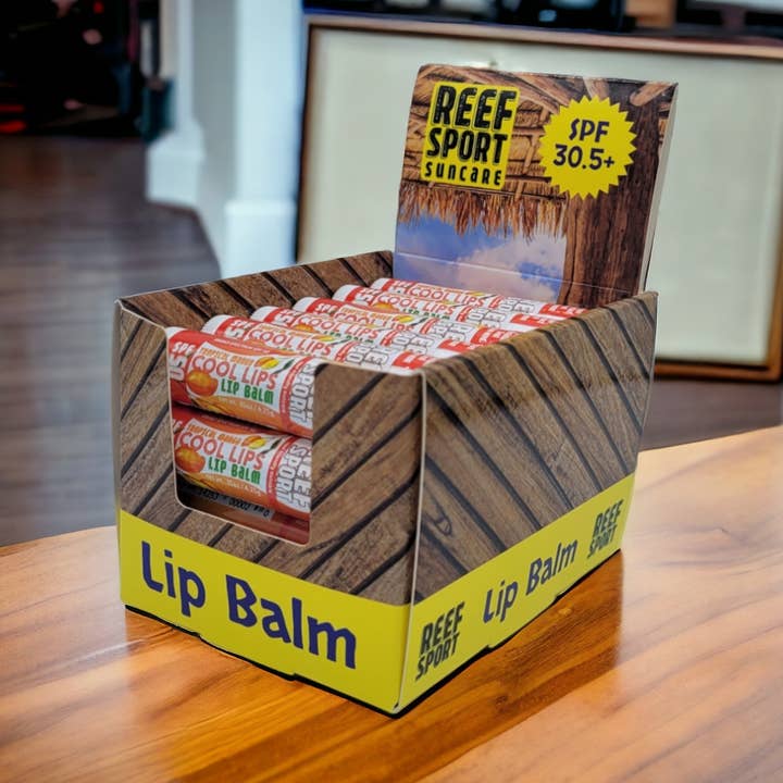 Reef Sport Suncare - Wholesale Lip Balm - REEF LIP BALM SPF 50 - .15z - Counter Display0