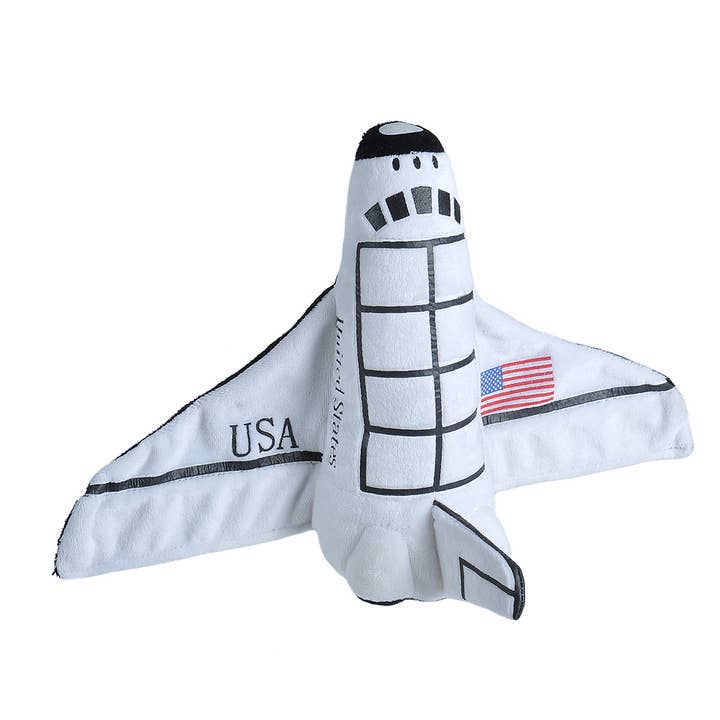 Wild Republic - Wholesale Stuffed/Plush Toy - Kids & Baby - Huggers Space Shuttle Stuffed Animal 8"