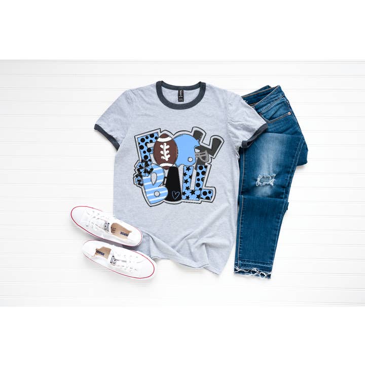 Football Word Art DTF Print for wholesale by Simple Tymes