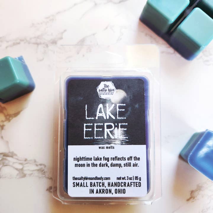 Lake Eerie wax melts - ohio - michigan - lake erie for wholesale by the salty hive home & body llc