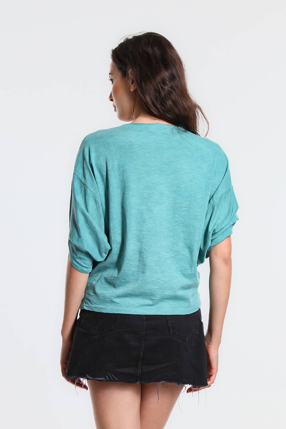 TINA Stephens Italy/Tees By Tina - Wholesale T-Shirt - Women's - Omaria Batwing Crop Top (BSS171)10