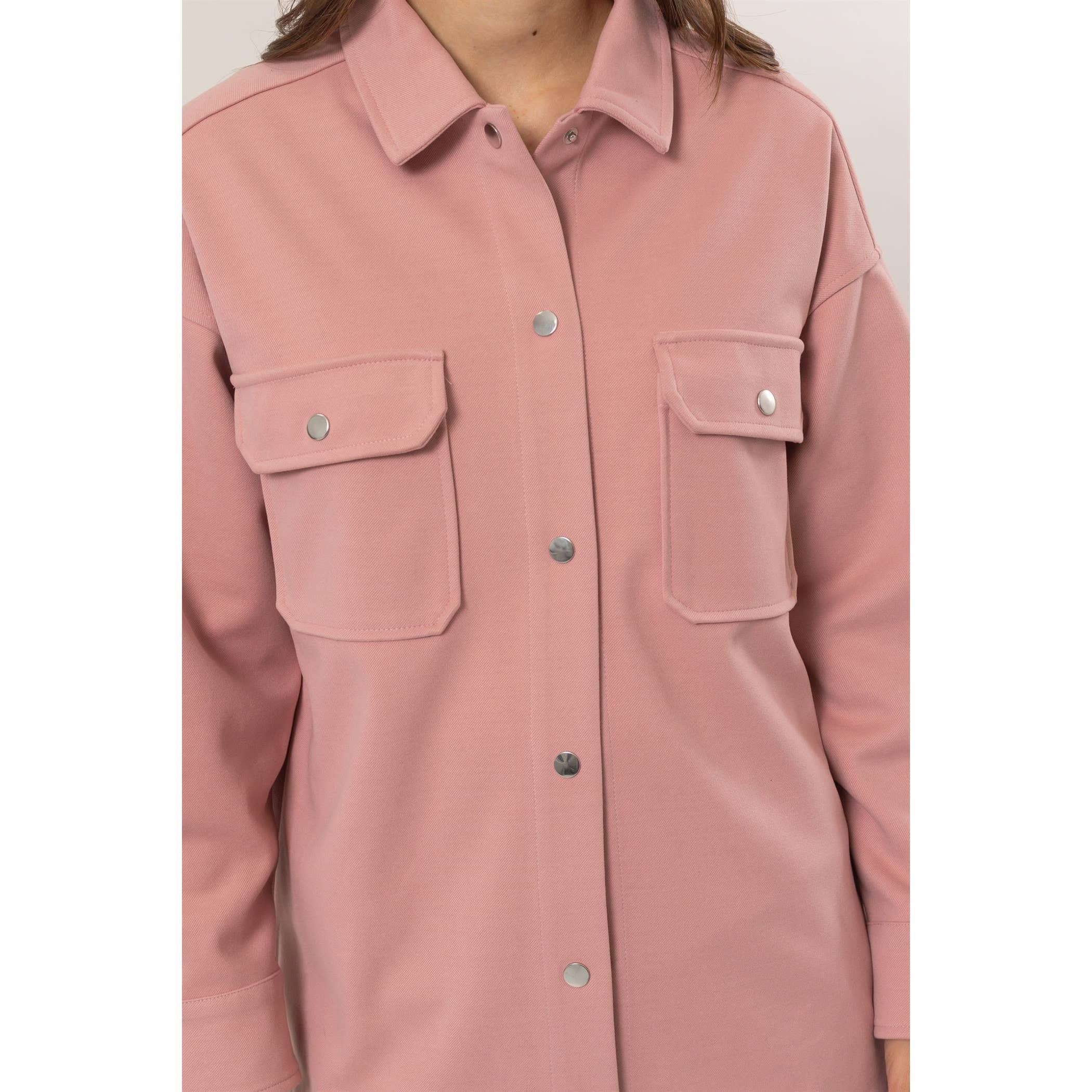 HYFVE - Vente Veste-chemise – femme - Surchemise brossée effet laine15