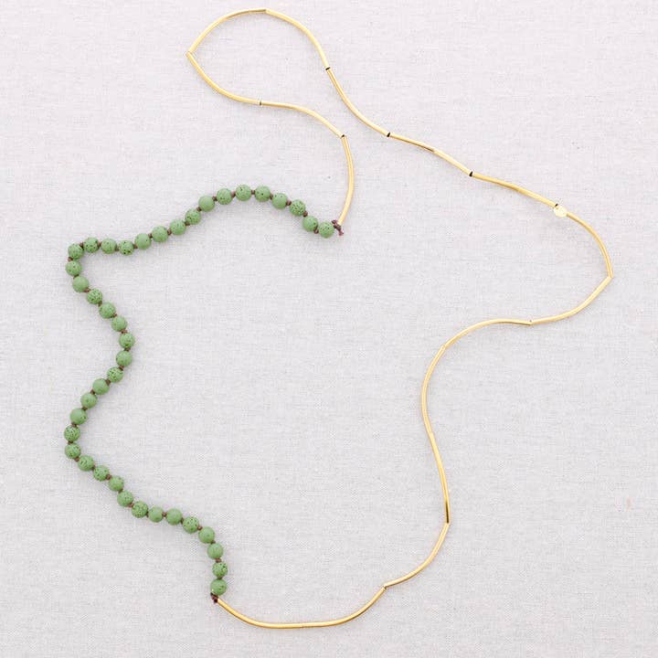 Sonata - Vendita all'ingrosso Gioielli a scatto - Collana Lunga Acciaio Barrette Perline4