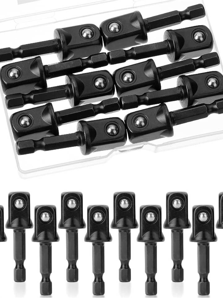 Bates- Impact Adapter Square Socket Set, 10 pcs for wholesale by Bates Choice