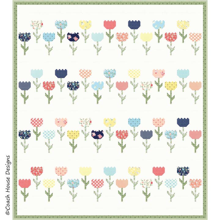Coach House Designs - Wholesale Quilt - Tulip Festival Quilt Pattern