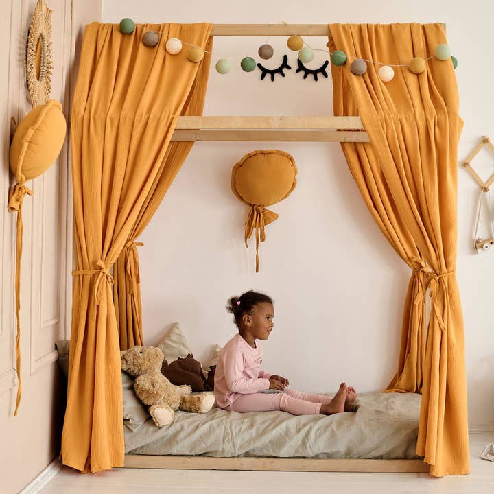 HelloLittleFox - Venta al por mayor Dosel - Niños y bebés - Toldo para cama de casa | Toldo de cama Montessori, casa para niños pequeños