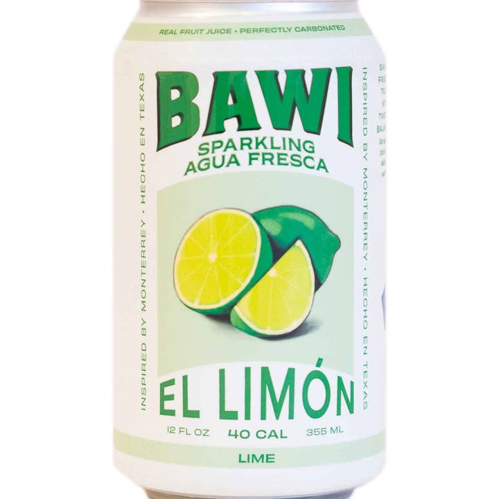 Bawi Agua Fresca - Wholesale Sparkling Water - El Limón Sparkling Agua Fresca - 12pk1
