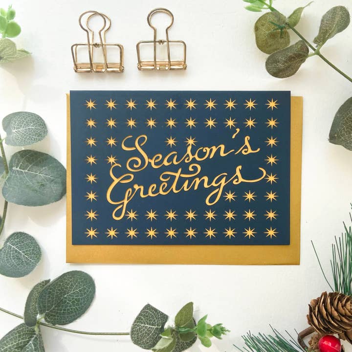 Season's greetings card, 3D Merry Christmas card for wholesale by Chow's Stories