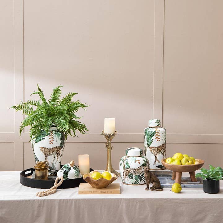 A&B Home Group Inc. - Wholesale Decorative Plate/Dish/Bowl - Teak Bowl With Gold Foil8